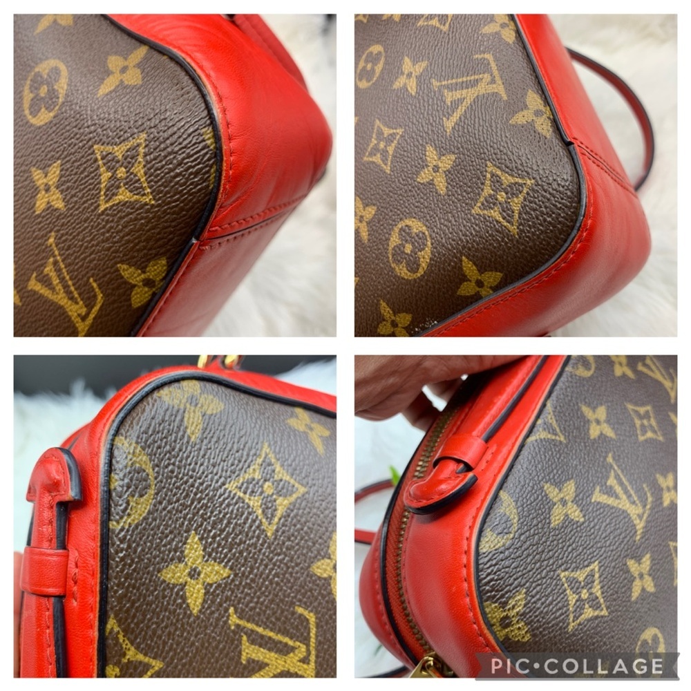 LOUIS VUITTON Monogram Saintonge Red - Picture 13 of 14